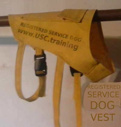USC.training Light Weight Service Dog Vest